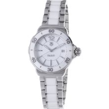 Tag Heuer Women's 'Formula 1' Stainless Steel White Ceramic