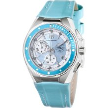 TechnoMarine Men s Cruise Quartz Chronograph Leather Strap Watch