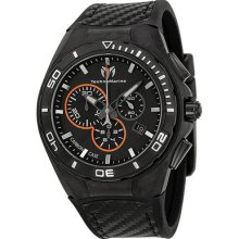 Technomarine Steel Evo Carbon Fiber Dial Chronograph Mens Watch 113001