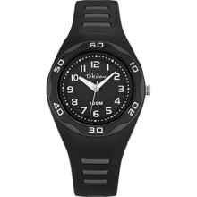 Tekday Children's Black Plastic Sport Watch