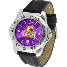Tennessee Tech Golden Eagles Sport Leather Band AnoChrome-Men's Watch