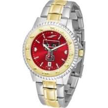 Texas Tech Red Raiders NCAA Mens Two-Tone Anochrome Watch ...