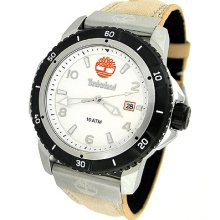 TIMBERLAND DATE 100M LEATHER MENS WATCH
