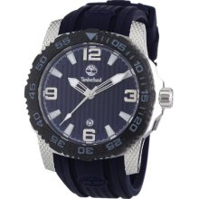 Timberland Men's Quartz Watch With Blue Dial Analogue Display And Blue Plastic Or Pu Strap Tbl.13613Jssb/03
