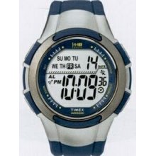 Timex Blue/Silver 2-tone 1440 Sports Digital Full Size Watch