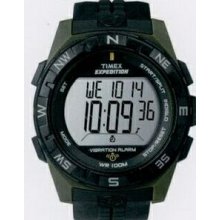 Timex Expedition Green/Black Rugged Cat Plus Watch With Compass