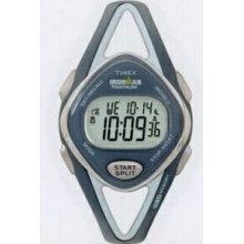 Timex Ironman Gray/White Sleek 50 Lap Mid-size Watch
