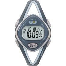Timex, IRONMAN Triathlon Sleek 50-Lap Mid, Black/Blue Digital Watch