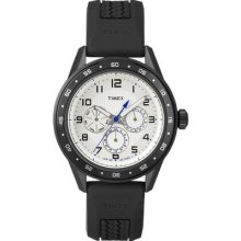 Timex Men's 3-eye Black Resin Watch, Date, Ameritus, 50 Meter, T2p045