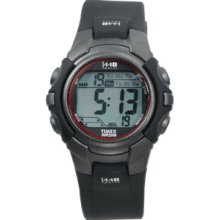 Timex T5j581-timex 1440 Sports Digital Full Size Black/red