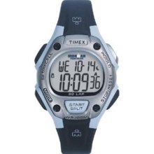 Timex Women's Ironman T5E951 Blue Resin Quartz Watch with Digital Dial