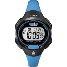 Timex Women's Ironman T5K526 Blue Resin Quartz Watch with Digital Dial
