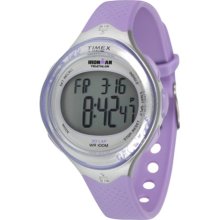 Timex Women's Ironman T5K603 Purple Resin Quartz Watch with Digital Dial