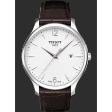 Tissot Classic wrist watches: T-Classic Tradition Gent White t063.610.