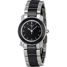 Tissot T-Trend Cera Black Ceramic Ladies Watch T0642102205100