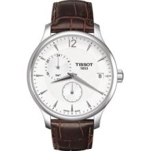 Tissot Tradition GMT Leather Mens Watch T0636391603700