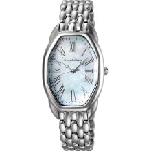 Tsumori Chisato Womens Turtle Stainless Watch - Silver Bracelet - White Dial - TSUSILCR002