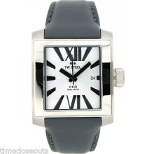 Tw Steel Ce3001 Ceo Goliath Gray Leather 37mm Mens Watch Fast Shipping