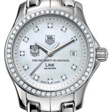 UChicago Women's TAG Heuer Link Watch w/ Diamond Bezel