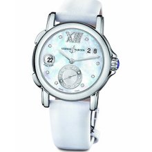 Ulysse Nardin Dual Time Ladies Steel Watch 243-22/391