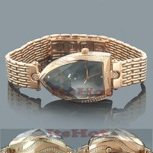 Unique Watches: Ice Time Ladies Diamond Watch 1ct Rose Gold