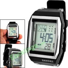 Unisex Men's Women's Sports Digital Alarm Wrist Watch