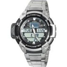 unisex SGW400HD-1BStnlStl Multi Task Gear Ana-Digi Twin
