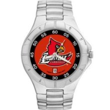 UNIV OF LOUISVILLE CARD HEAD PRO II MAN'S BRACELET WATCH