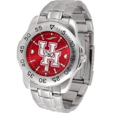 University of Houston Men's Stainless Steel Wristwatch
