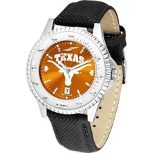 University of Texas Longhorns Men's Leather Wristwatch