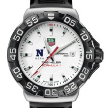 USNA TAG Heuer Watch - Men's Formula 1 Watch w/ Rubber Strap