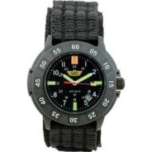 Uzi Tritium Tactical 1 1/2 Inch Diameter Watch Nylon Uzi001n