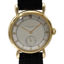 Vacheron & Constantin 18K Tear-Drop Lugged Watch, 8/10 Condition