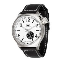 Vestal Canteen Watch - Black / Brushed Silver / White