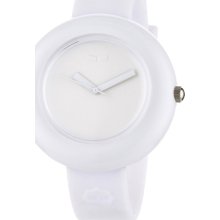 Vestal Womens The Set Plastic Watch - White Bracelet - White Dial - SET004