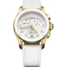 Victorinox 241511 Watch Chrono Classic Ladies White Dial Quartz Movement