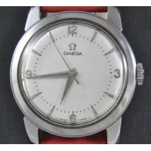 Vintage Automatic Omega Seamaster Old Watch Signed Case Dial Crown & Movement