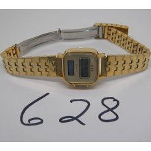 Vintage Jewelry Watch Quartz Digital Runs Great 628