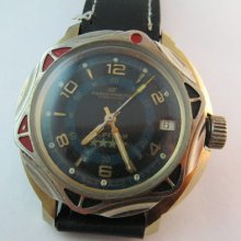 Vintage mens watch Vostok Komandirskie. Rare Wostok Captain , made in Russia 1992