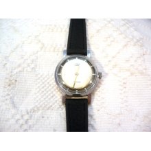 Vintage Zaria ladies watch with visible movement from ussr