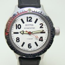 Vostok Amphibian Antimagnetic Soviet Ussr Military Watch Steel Case Serviced 80s