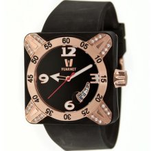 Vuarnet Deepest Lady Ladies Watch in Black with Rose Gold Bezel