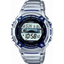 W-S210HD-1AVCF Casio Mens Tough Solar Illuminator Steel Bracelet Watch