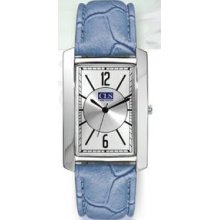 Watch Creations Unisex Rectangle Dial Fashion Watch with Soft Color Strap