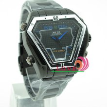 Weide Led Digital & Analog Alarm Waterproof Dual Display Sport Men's Watch