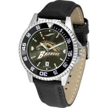 Western Michigan Broncos WMU NCAA Mens Leather Anochrome Watch ...