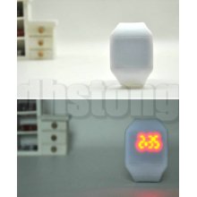 White Ultrathin Very Light Led Digital Sport Girl Boy Pastel Color Fashion Watch