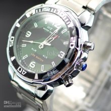 Wholesale - 10pcs Silver Bracelet Digital Sports Wrist Watch Weide M