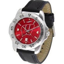 Wisconsin Badgers NCAA Mens Sport Anochrome Watch ...