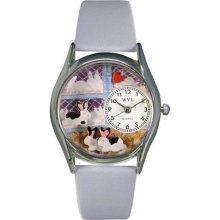 Women's Bunny Rabbit Baby Blue Leather and Silvertone Watch in Si ...